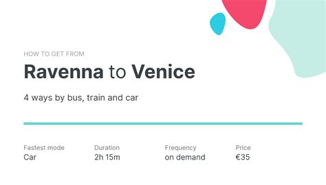 bus from venice to ravenna